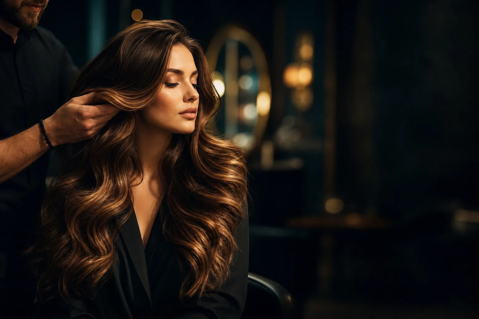Hair consultation and styling at Kameleon Premium Salon
