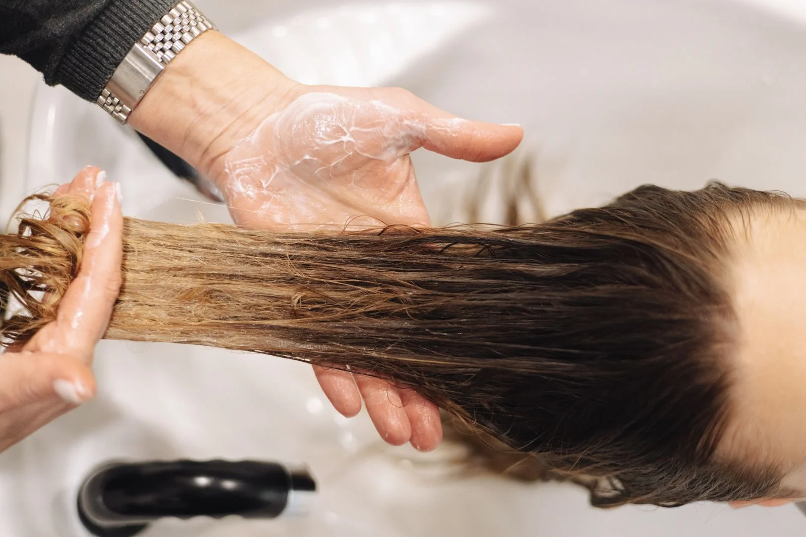 Hair botox treatment finish at Kameleon Salon